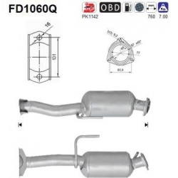 DPF, kietųjų dalelių filtras
                                                FD1060Q, AS, FD1060Q, auto detalė