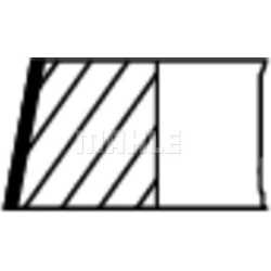 stūmoklio žiedų komplektas
                                MAHLE                                                033 19 N1,