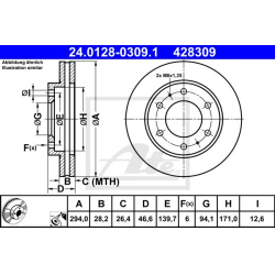 stabdžių diskas (1vnt)
ATE 24.0128-0309.1, ATE, 240128-03091