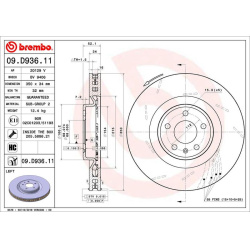 stabdžių diskas (1vnt) PRIME LINE - UV Coated
                                BREMBO                                       