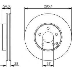 stabdžių diskas (1vnt)
                                BOSCH                                                0986479R99, BOS