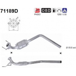 katalizatoriaus keitiklis
                                AS                                                71189D, AS, 71189
