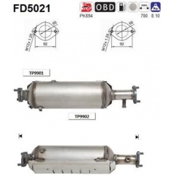 DPF, kietųjų dalelių filtras
                                FD5021, AS, FD5021, auto detalė