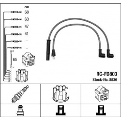 uždegimo laido komplektas
                                NGK                                RC-FD803, NGK, RC-FD803, auto d
