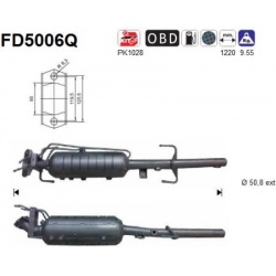 DPF, kietųjų dalelių filtras
                                FD5006Q, AS, FD5006Q, auto detalė