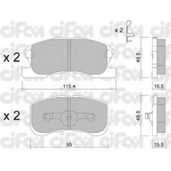 CIFAM                                822-381-0, Nenurodytas gamintojas, 822-381-0, auto detalė
