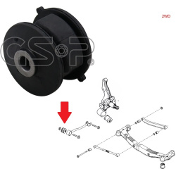 Sailentblokas galinės pakabos
                                TEDGUM                                00289378, TEDGUM, 002893