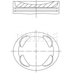 stūmoklis
                                MAHLE                                                081PI00104000, MAHLE, 081PI00