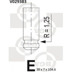 įsiurbimo vožtuvas
BGA V029383, BGA, V029383