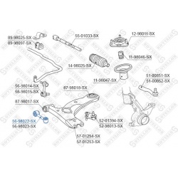 Stabilizatoriaus traukė
                                STELLOX                                56-98022-SX, STELLOX, 56-9802