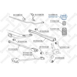 pakabos statramsčio atraminis guolis
                                STELLOX                                12-51007-SX, STE