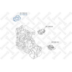 variklio montavimas
                                STELLOX                                25-71080-SX, STELLOX, 25-71080-SX,