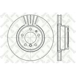 stabdžių diskas (1vnt)
STELLOX 6020-1534V-SX