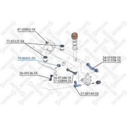 stabilizatoriaus įvorė
                                STELLOX                                                79-00491-SX, 