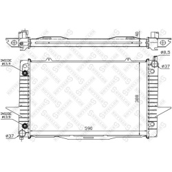 Aušinimo radiatorius
                                STELLOX                                10-26454-SX, STELLOX, 10-26454-S