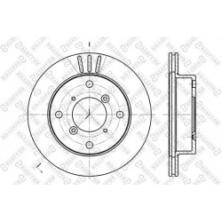stabdžių diskas (1vnt)
                                STELLOX                                6020-5205V-SX, STELLOX, 6020-