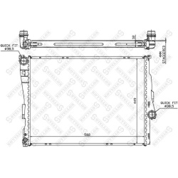 Aušinimo radiatorius
                                STELLOX                                                10-25195-SX, STE