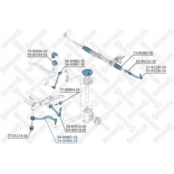 pakabos svirtis
                                STELLOX                                54-00888-SX, STELLOX, 54-00888-SX, aut