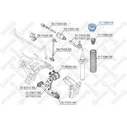 pakabos statramsčio atraminis guolis
                                STELLOX                                12-71050-SX, STE