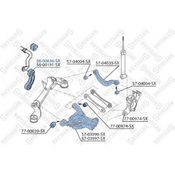 Stabilizatoriaus traukė
                                STELLOX                                56-00636-SX, STELLOX, 56-0063