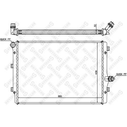 Aušinimo radiatorius
                                STELLOX                                                10-25206-SX, STE