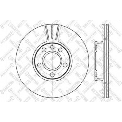 stabdžių diskas (1vnt)
                                STELLOX                                                6020-4783V-SX