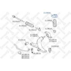 pakabos statramsčio atraminis guolis
                                STELLOX                                12-17002-SX, STE