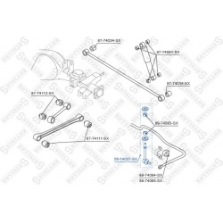Stabilizatoriaus traukė
                                STELLOX                                56-74037-SX, STELLOX, 56-7403