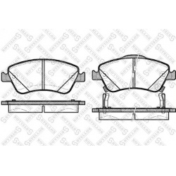 stabdžių trinkelių rinkinys, diskinis stabdys
                                STELLOX                                     
