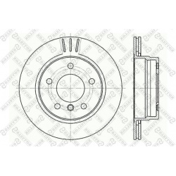 stabdžių diskas (1vnt)
                                STELLOX                                                6020-1535V-SX