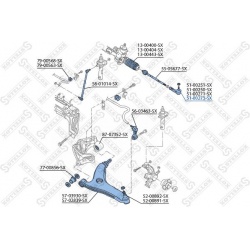 vairo traukės antgalis
                                STELLOX                                51-00273-SX, STELLOX, 51-00273