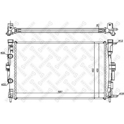 Aušinimo radiatorius
                                STELLOX                                                10-25358-SX, STE