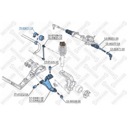 stabilizatoriaus įvorė
                                STELLOX                                79-00411-SX, STELLOX, 79-0041