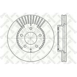 stabdžių diskas (1vnt)
                                STELLOX                                                6020-3254V-SX