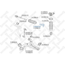 vairo traukės antgalis
STELLOX 51-00295-SX, S