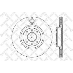 stabdžių diskas (1vnt)
                                STELLOX                                6020-9923V-SX, STELLOX, 6020-