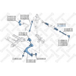 vairo kolonėlės apsauga
STELLOX 14-17020-SX,