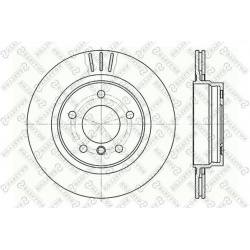 stabdžių diskas (1vnt)
                                STELLOX                                                6020-1541V-SX