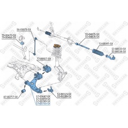 pakabos svirtis
                                STELLOX                                                57-03750-SX, STELLOX, 