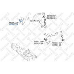 stabilizatoriaus įvorė
                                STELLOX                                89-98178-SX, STELLOX, 89-9817