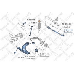 vairo traukės antgalis
                                STELLOX                                51-00244-SX, STELLOX, 51-00244