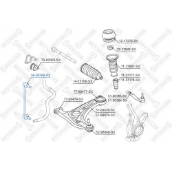 Stabilizatoriaus traukė
                                STELLOX                                                56-00389-SX, 