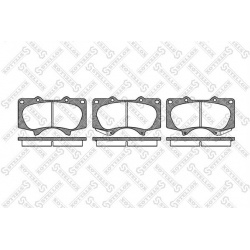 stabdžių trinkelių rinkinys, diskinis stabdys
                                STELLOX                                     