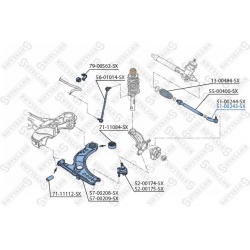 vairo traukės antgalis
                                STELLOX                                51-00243-SX, STELLOX, 51-00243