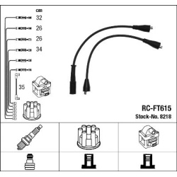 uždegimo laido komplektas
                                NGK                                                RC-FT615, NGK, 