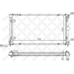 Aušinimo radiatorius
                                STELLOX                                                10-25246-SX, STE
