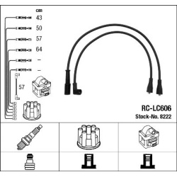 uždegimo laido komplektas
                                NGK                                                RC-LC606, NGK, 