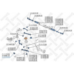 stabilizatoriaus įvorė
                                STELLOX                                71-11178-SX, STELLOX, 71-1117