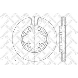 stabdžių diskas (1vnt)
                                STELLOX                                6020-9941V-SX, STELLOX, 6020-
