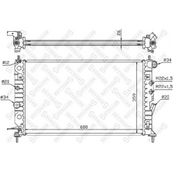Aušinimo radiatorius
                                STELLOX                                                10-25140-SX, STE
